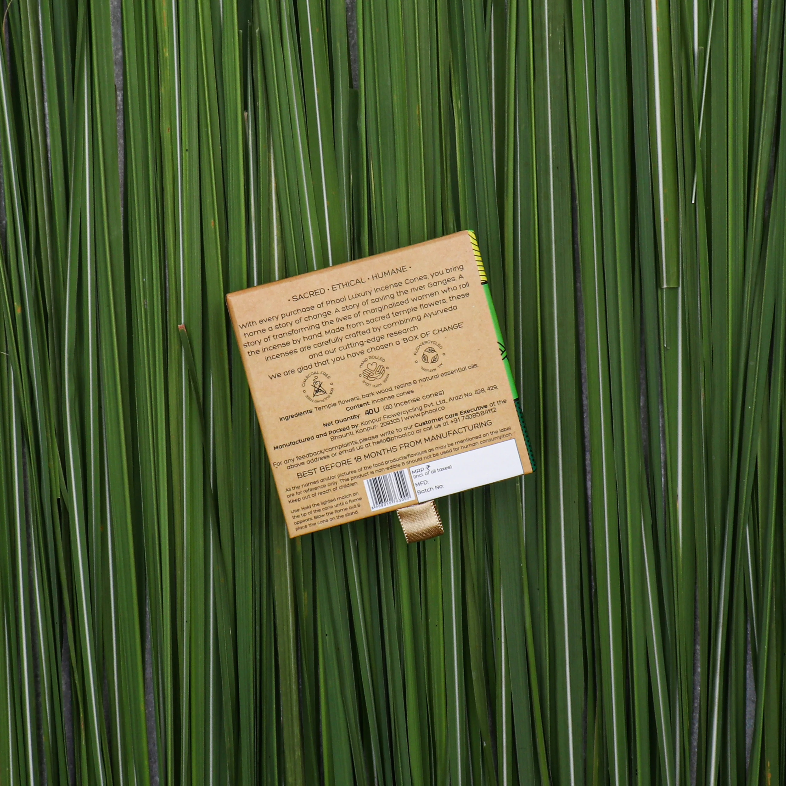Phool Natural Incense Cones - Citronella - Image 4