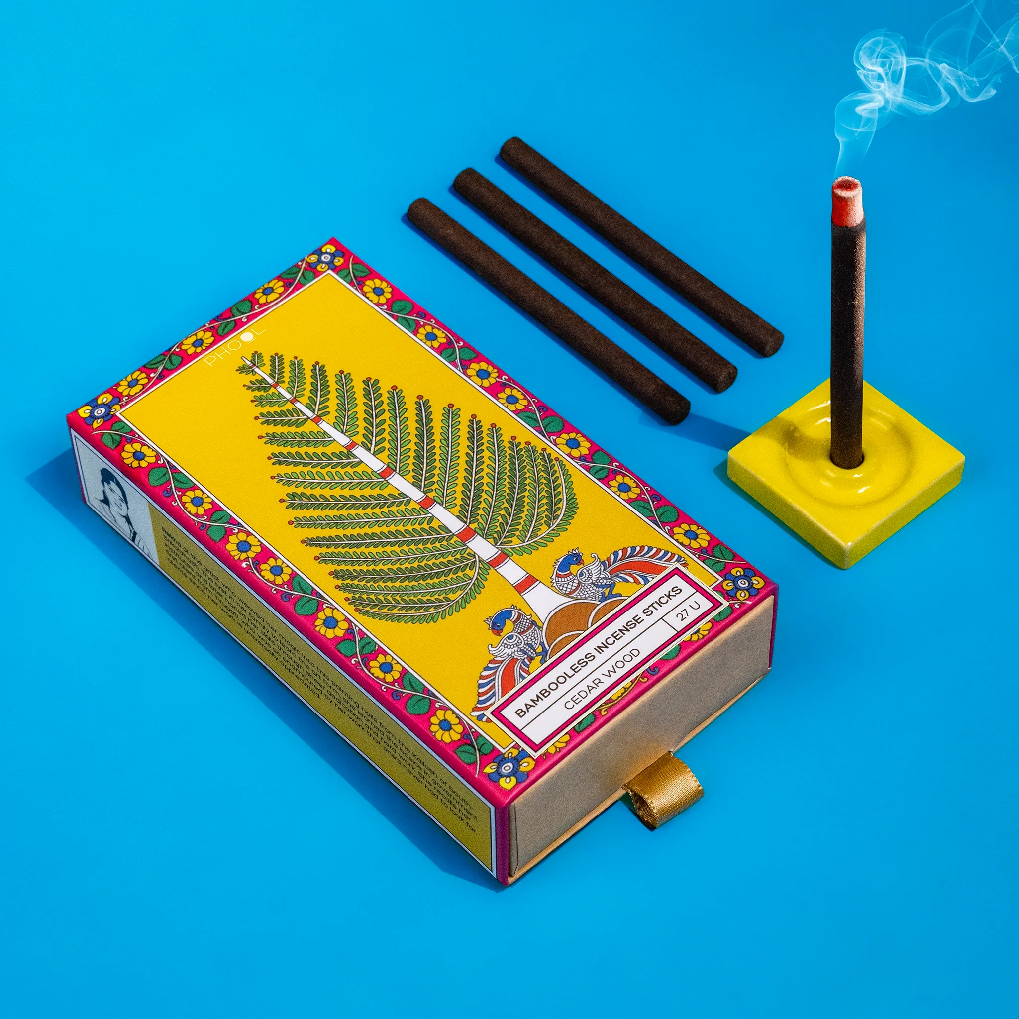 Phool Bambooless Incense Sticks - Cedar Wood - Image 3
