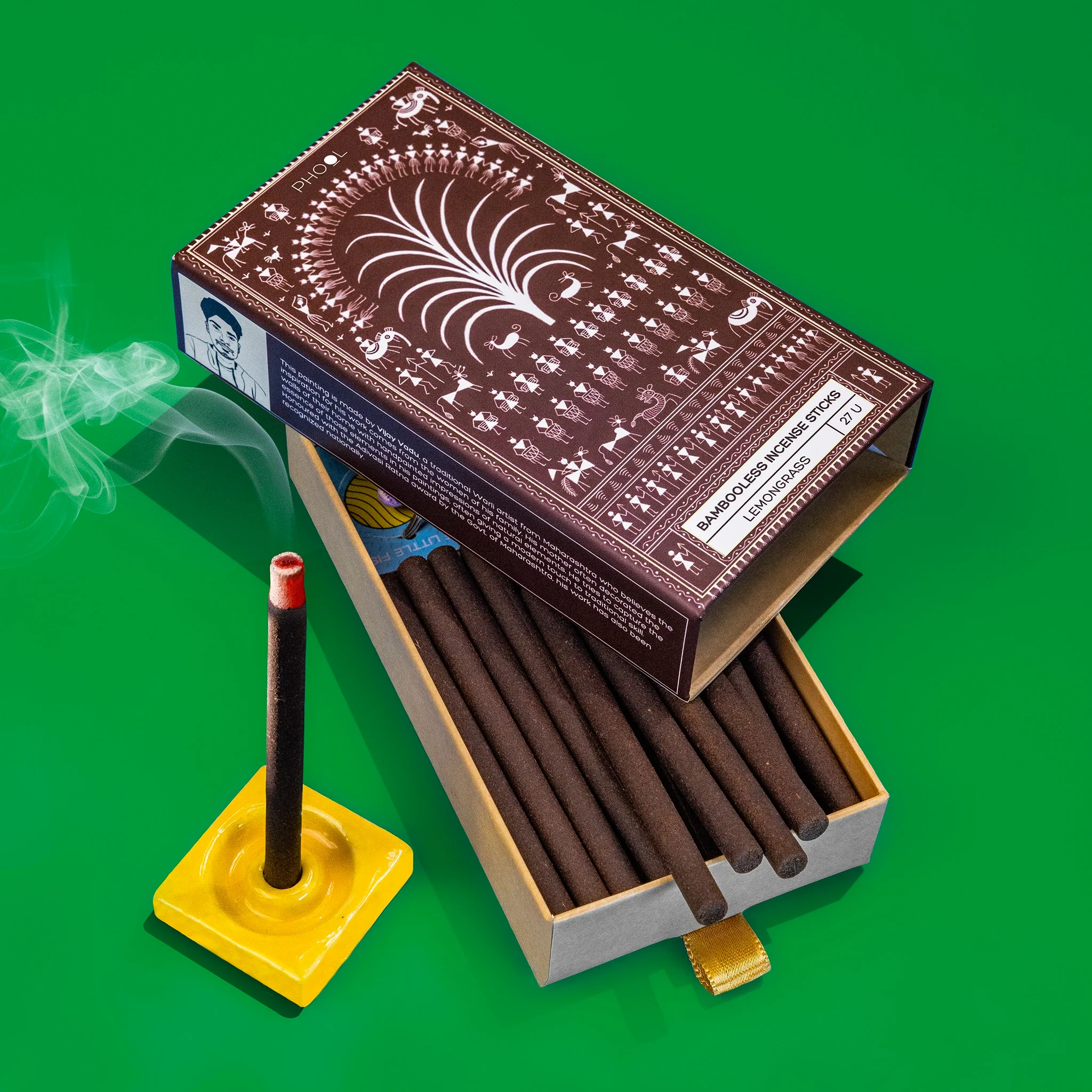 Phool Bambooless Incense Sticks - Lemongrass - Image 4