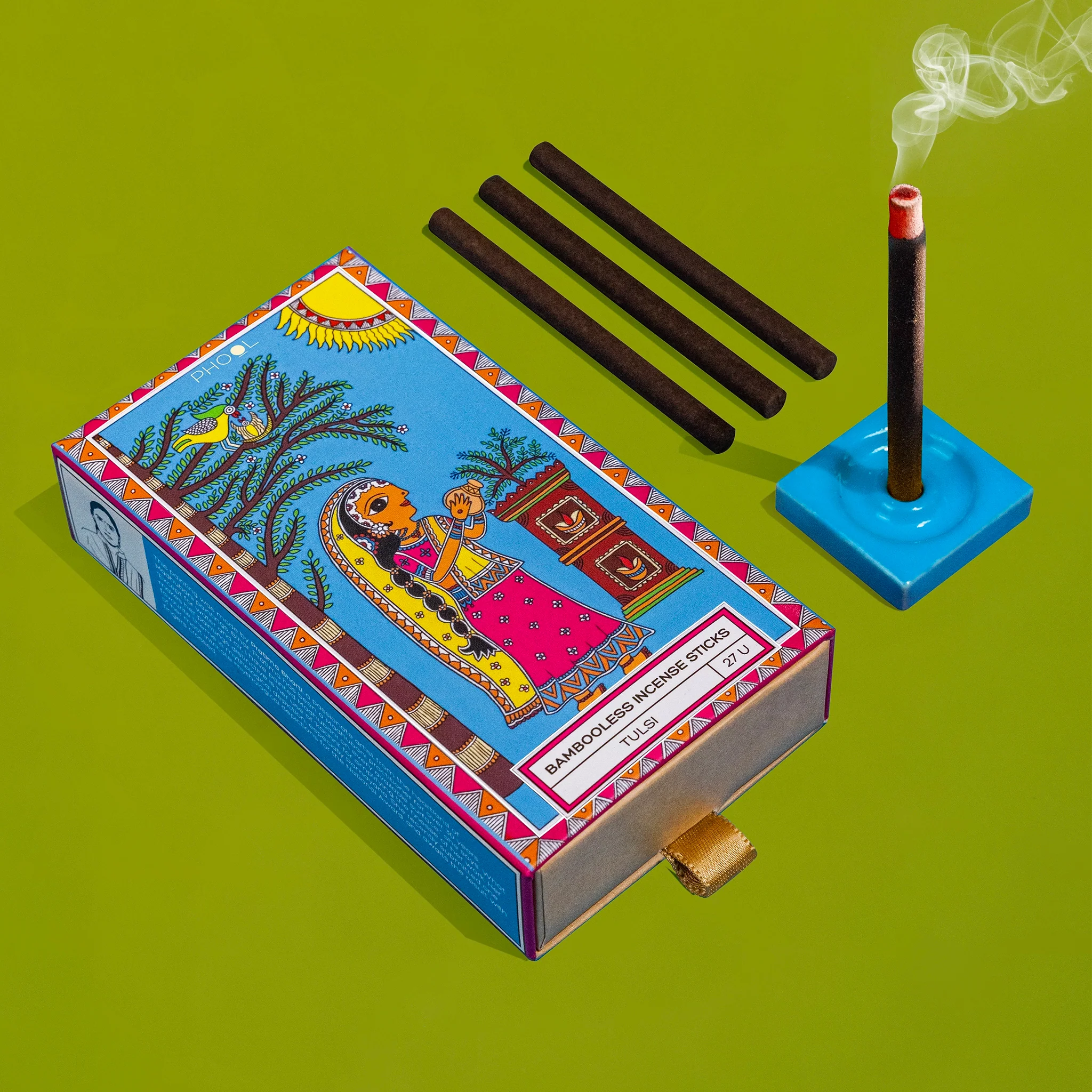 Phool Bambooless Incense Sticks - Tulsi - Image 3