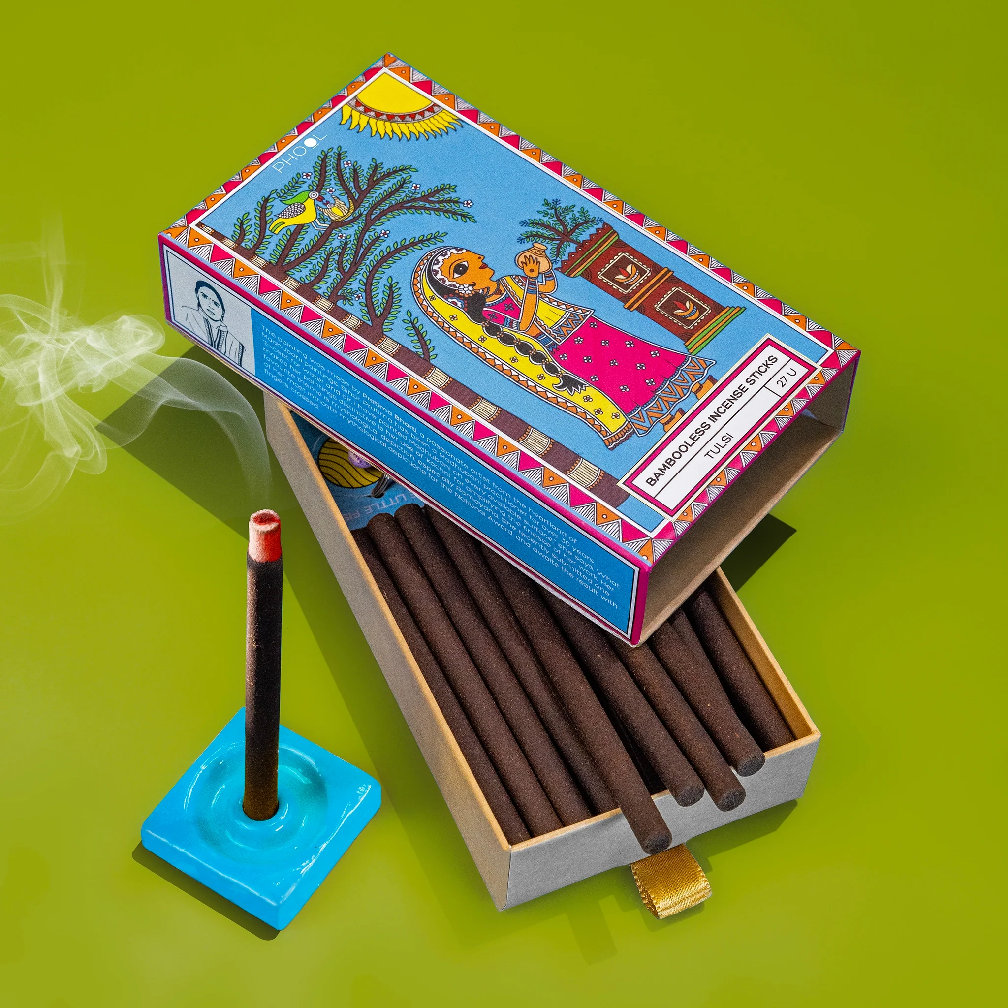 Phool Bambooless Incense Sticks - Tulsi - Image 4