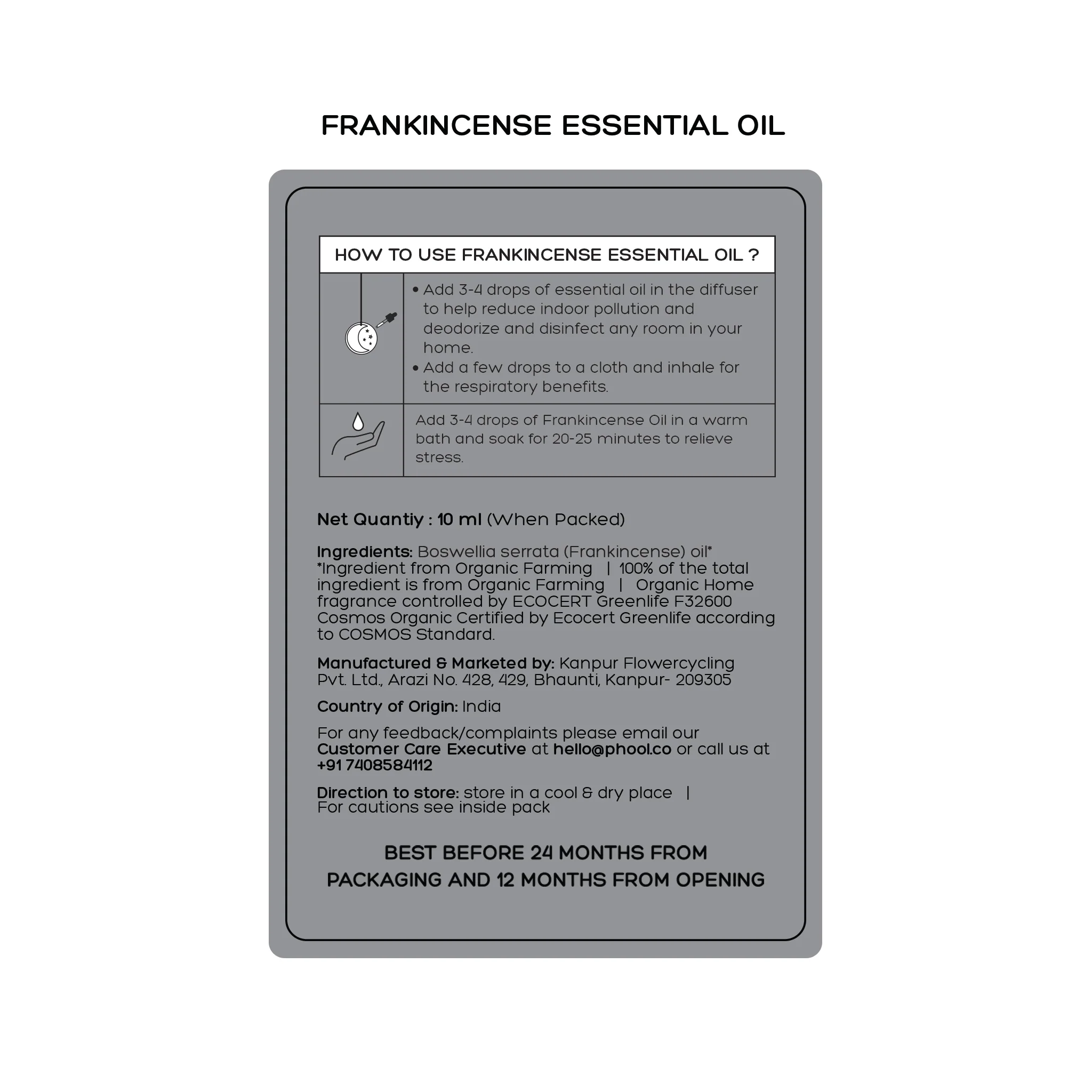 Phool Frankincense Essential Oil (10ml) - Image 5