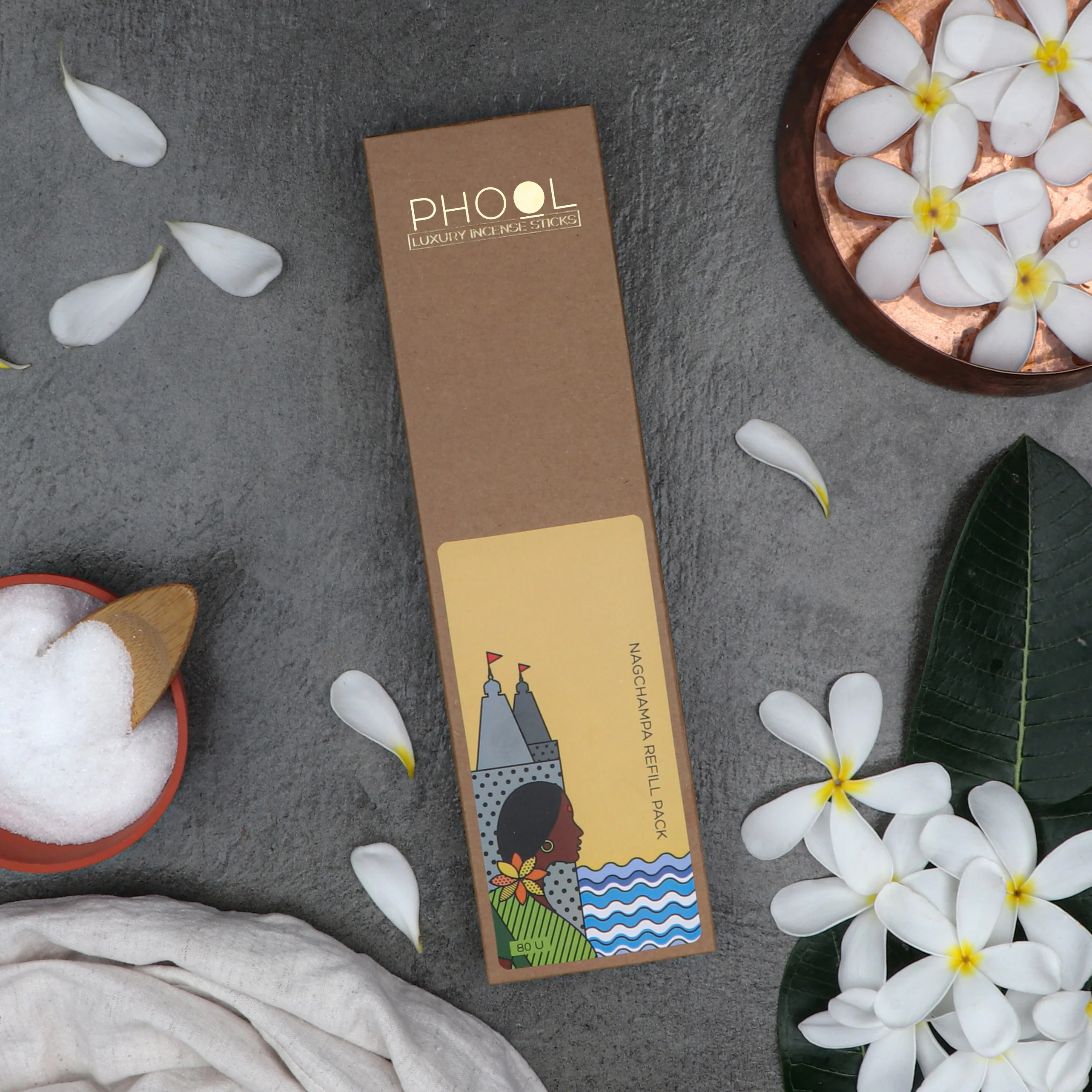 Phool Natural Incense Sticks Refill pack - Nagchampa - Image 3