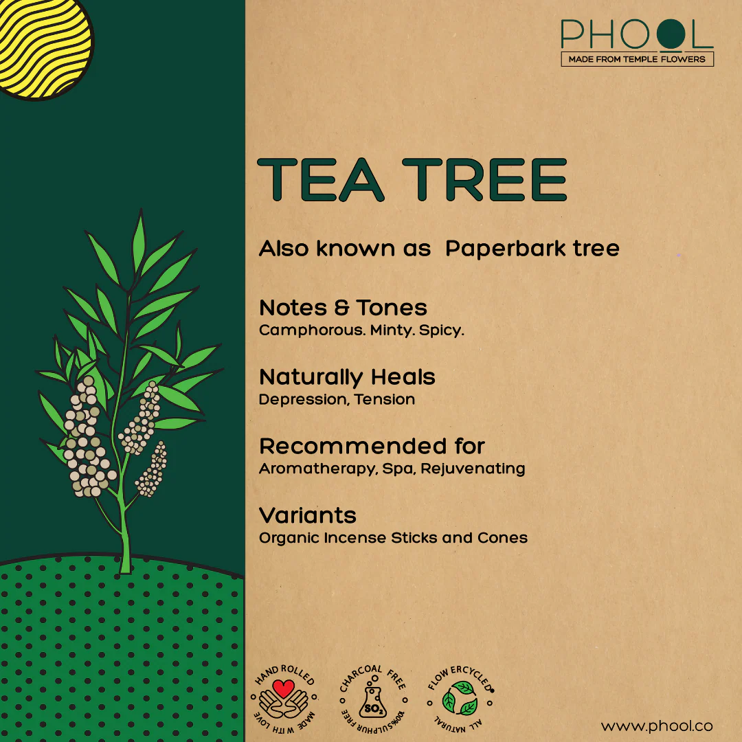 Phool Natural Incense Sticks - Tea Tree - Image 4