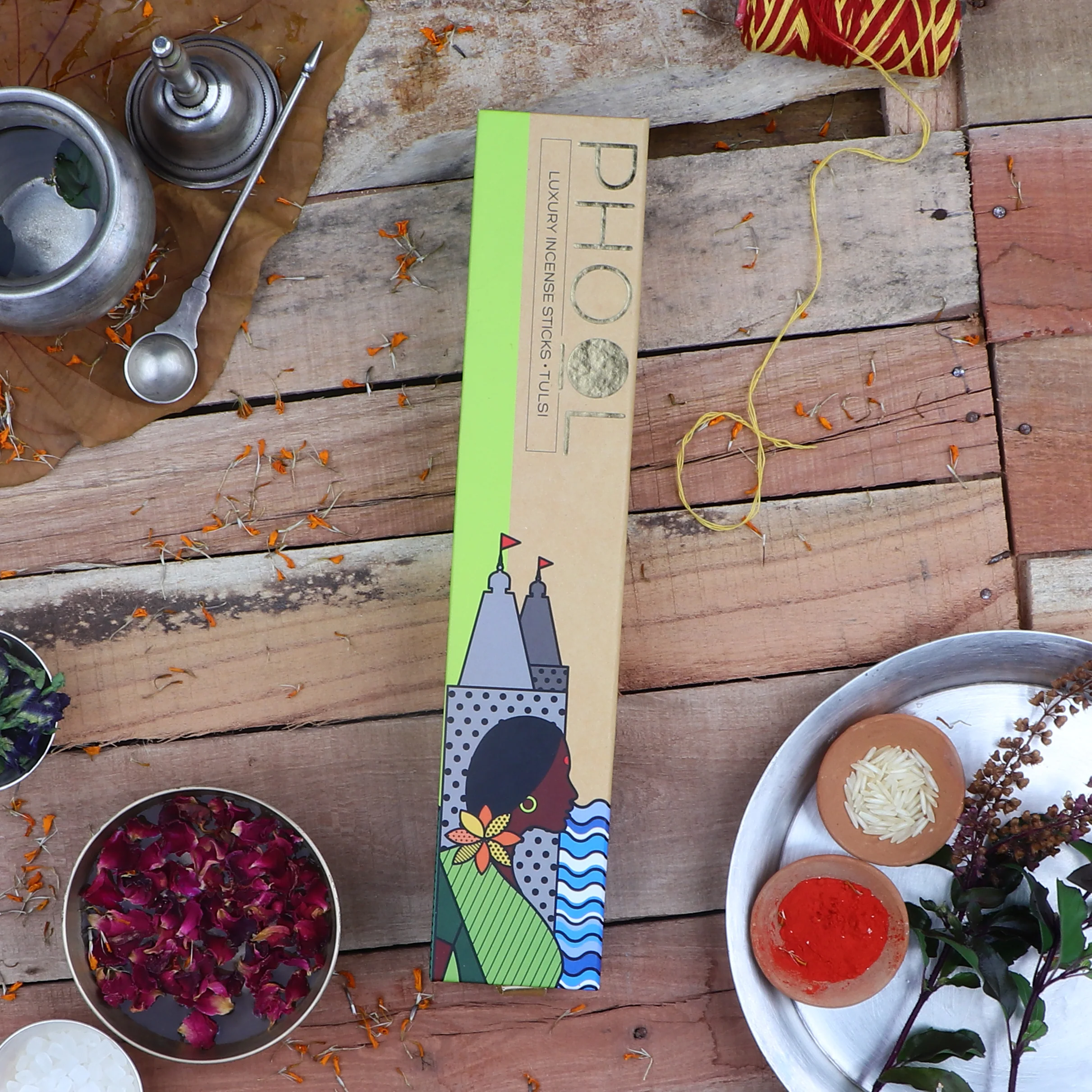 Phool Natural Incense Sticks - Tulsi - Image 3