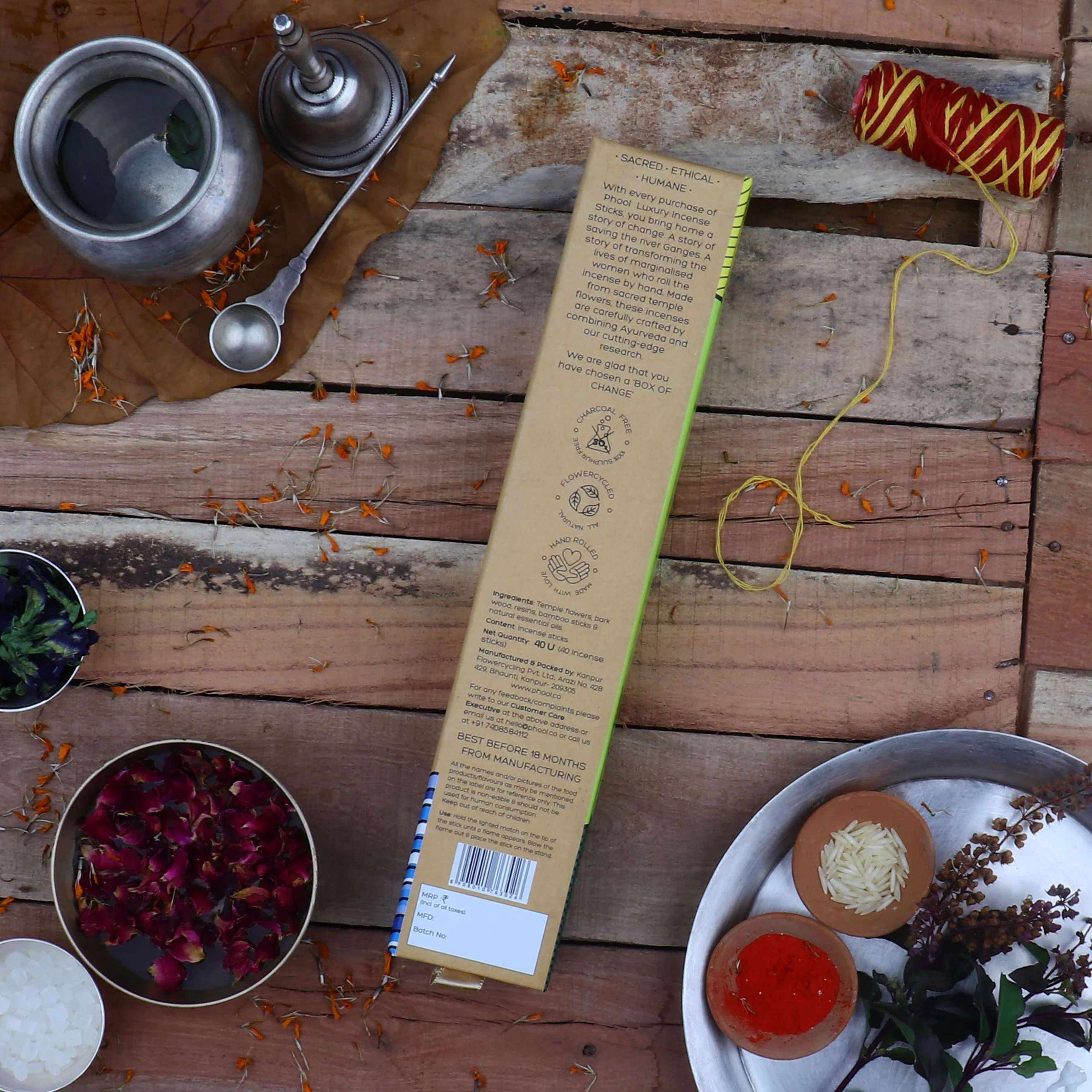 Phool Natural Incense Sticks - Tulsi - Image 4